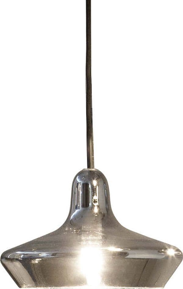 Sospensione-Vintage-Decò-Lido-3-Vetro-Fumè-1-Luce-G9-3W-3000K-Luce-Calda
