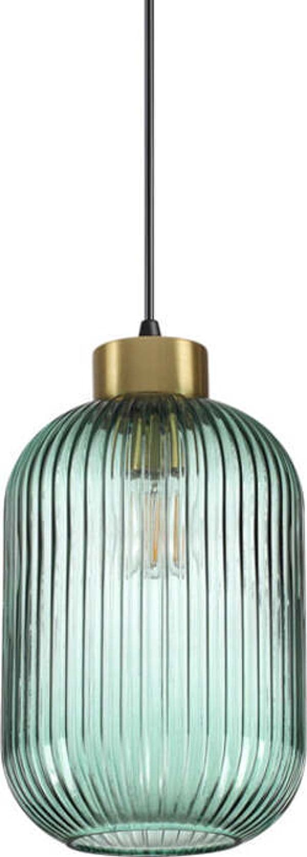 Sospensione-Vintage-Decò-Mint-1-Metallo-Verde-1-Luce-E27