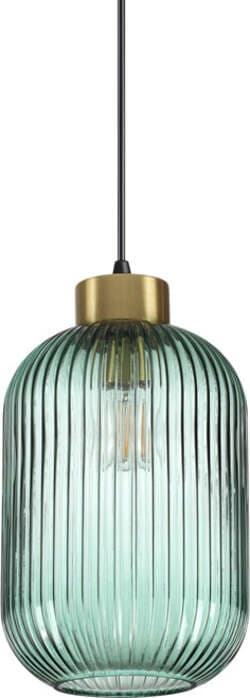 Sospensione-Vintage-Decò-Mint-1-Metallo-Verde-1-Luce-E27