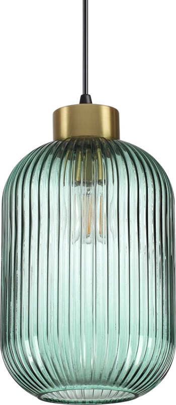 Sospensione-Vintage-Decò-Mint-3-Metallo-Verde-1-Luce-E27