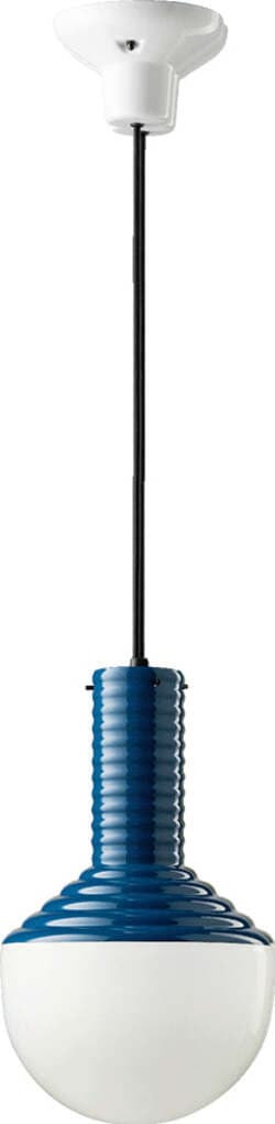 Sospensione-Vintage-Grande-Decò-Selaron-Ceramica-Blu-1-Luce-E27
