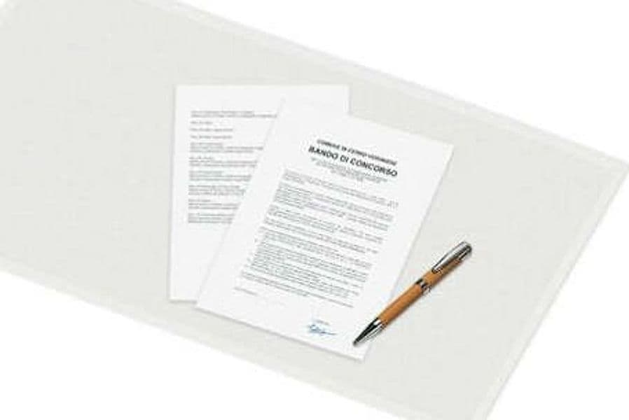Sottomano Durella - 40x60 cm - trasparente - LAufer Cancelleria e prodotti per ufficio/Archivio ufficio e accessori per scrivania/Accessori da scrivania e archiviazione/Sottomano Eurocartuccia - Pavullo, Commerciovirtuoso.it