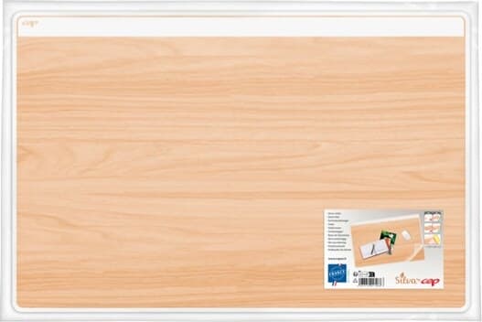Sottomano Silva - pvc - con stampa legno - copertura trasparente - antiriflesso - Cep Cancelleria e prodotti per ufficio/Archivio ufficio e accessori per scrivania/Accessori da scrivania e archiviazione/Sottomano Eurocartuccia - Pavullo, Commerciovirtuoso.it