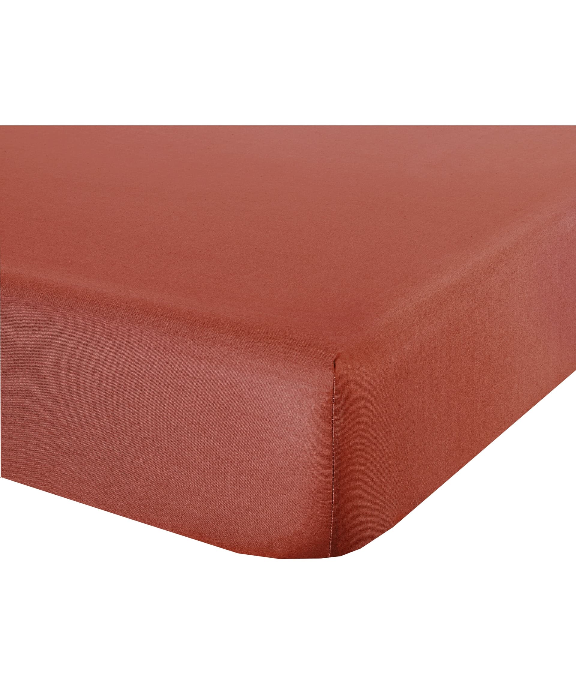 Lenzuolo letto sotto lenzuola con angoli in cotone made in italy TERRACOTTA in Lenzuola coprimaterasso Vanita di raso - Sesto San Giovanni, commercioVirtuoso.it