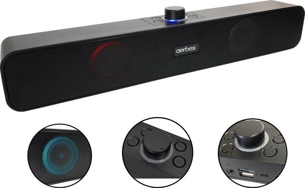 Soundbar Senza Fili Bluetooth Tv Altoparlante Stereo Fm Aux Home Theater Ab-d387 Elettronica e telefonia > Accessori Audio e Video > Casse Portatili Trade Shop italia - Napoli, Commerciovirtuoso.it