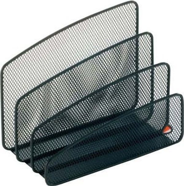 Sparticarte Mesh - rete metallica - 14 5x18x9 cm - nero - Alba Cancelleria e prodotti per ufficio/Archivio ufficio e accessori per scrivania/Accessori da scrivania e archiviazione/Fermalibri Eurocartuccia - Pavullo, Commerciovirtuoso.it