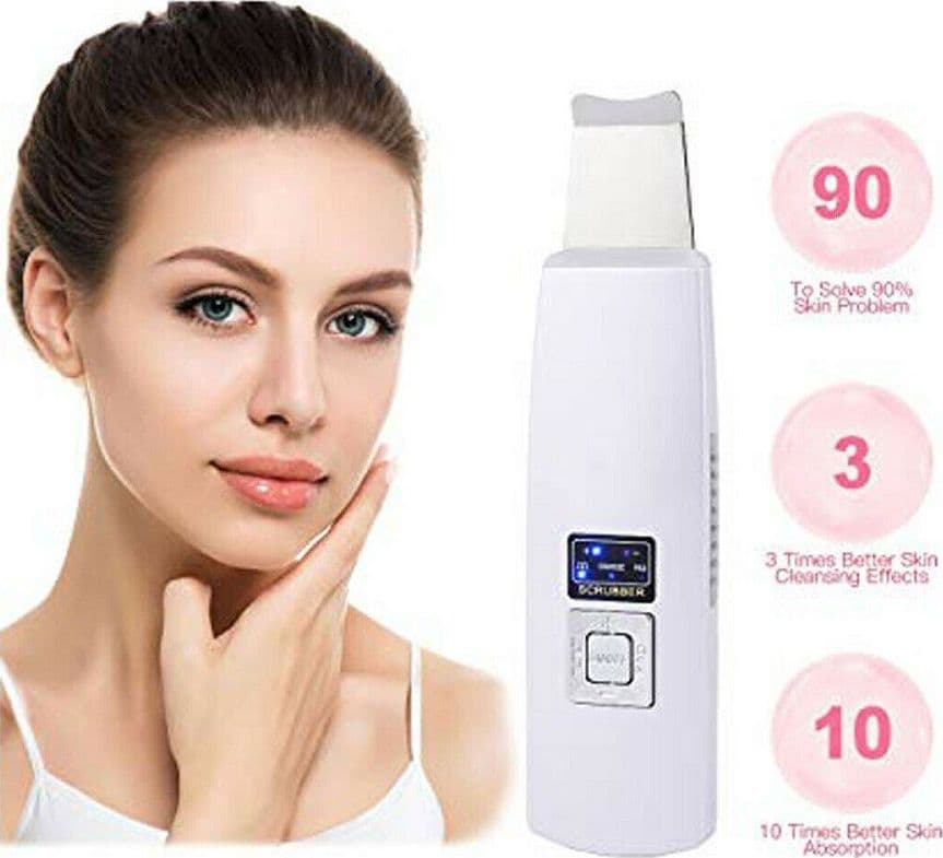 SPATOLA PER SCRUBBER PELLE ESFOLIANTE PULIZIA VISO ULTRASUONI PEELING FACCIALE