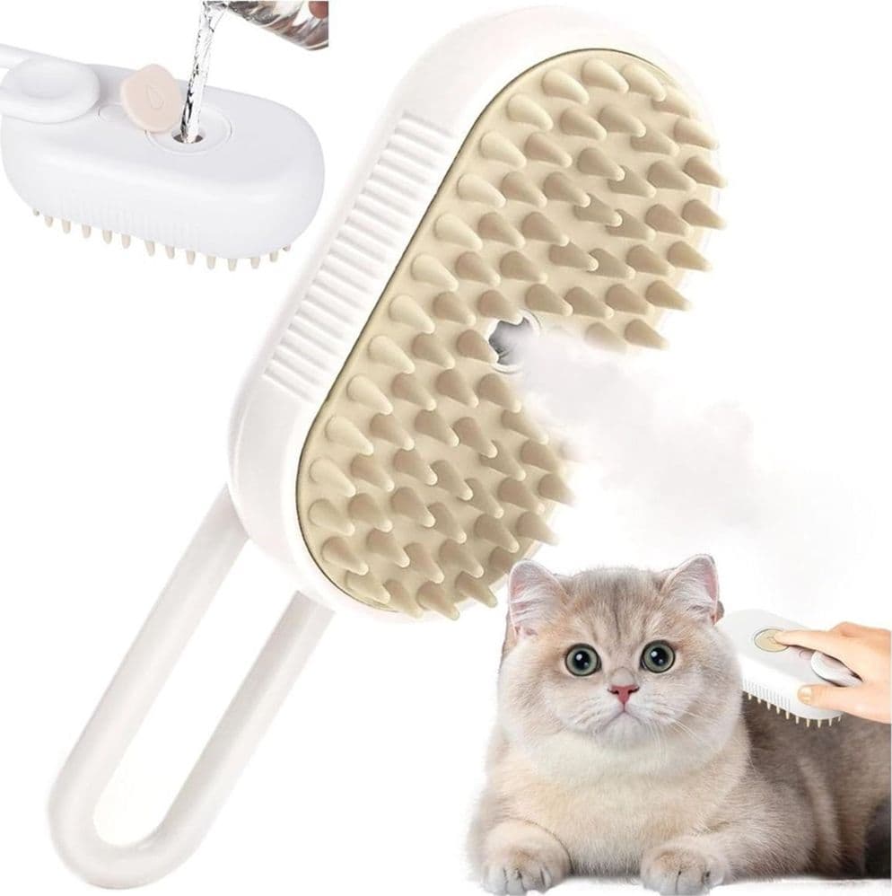 SPAZZOLA A VAPORE PER GATTI CANI ELIMINA PELO MORTO SOTTOPELO CAVO USB in Spazzole Trade Shop italia - Napoli, commercioVirtuoso.it