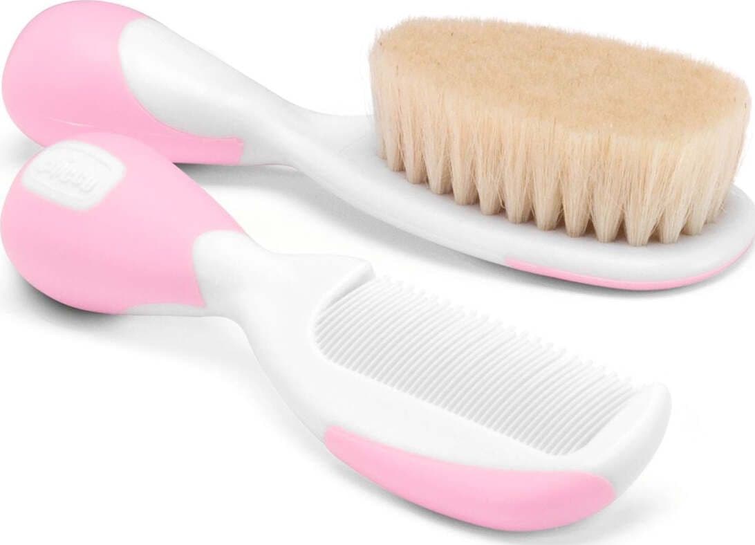Spazzola e Pettine Chicco Rosa Prima infanzia/Igiene e benessere/Spazzole e pettini La Casa Del Bebè - Napoli, Commerciovirtuoso.it