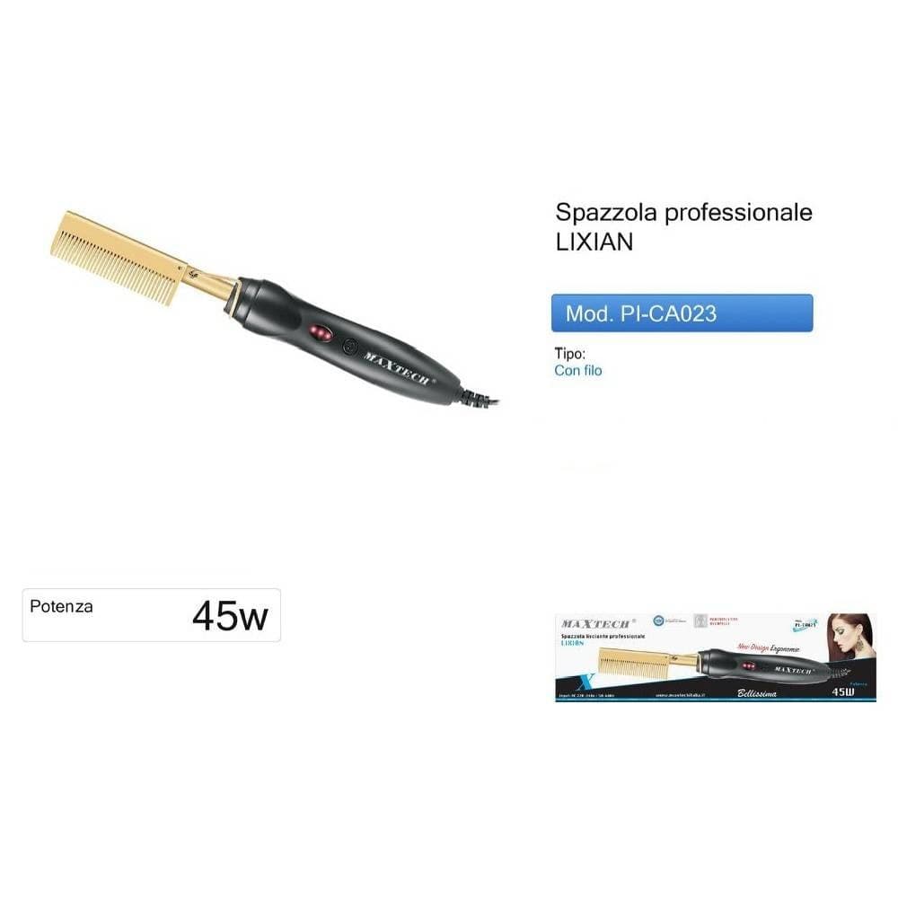 Spazzola-Lisciante-Professionale-Elettrica-Pettine-Riscaldante-Capelli-Pi-ca023