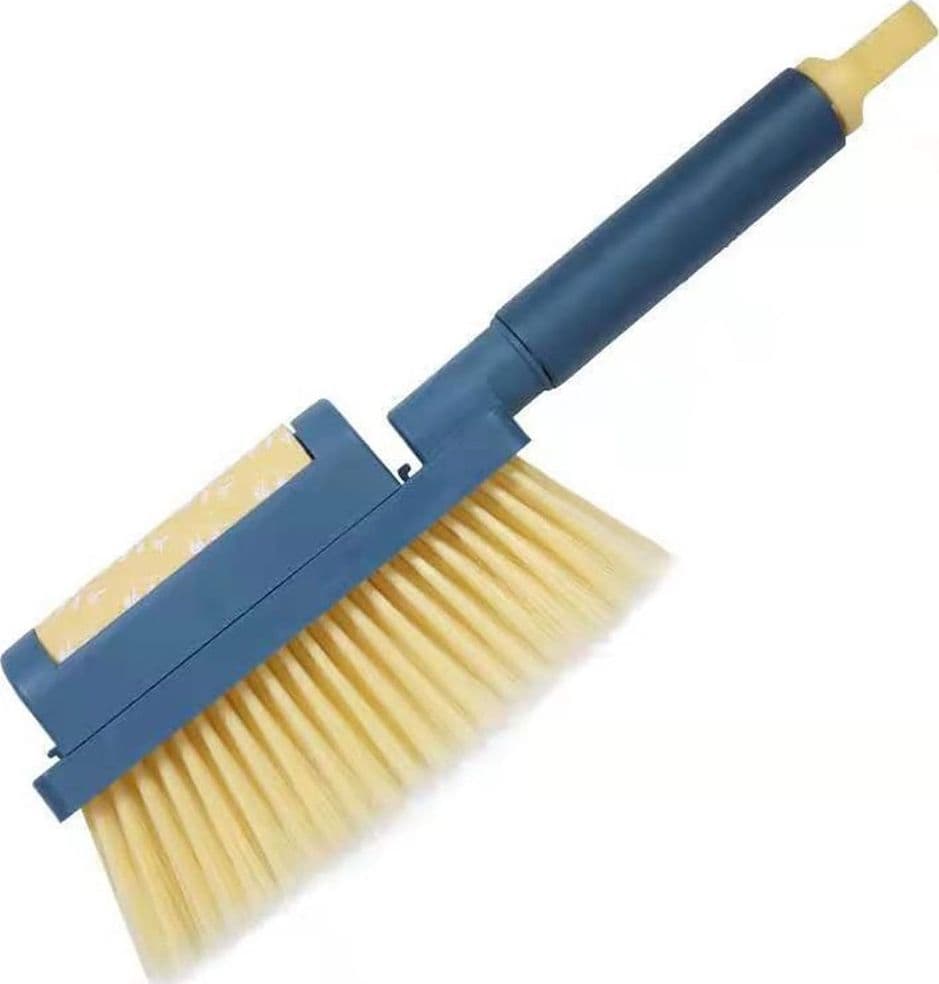 SPAZZOLA PULIZIA LETTO DIVANO SCOPA MANUALE SETOLE MORBIDE PER POLVERE CAPELLI