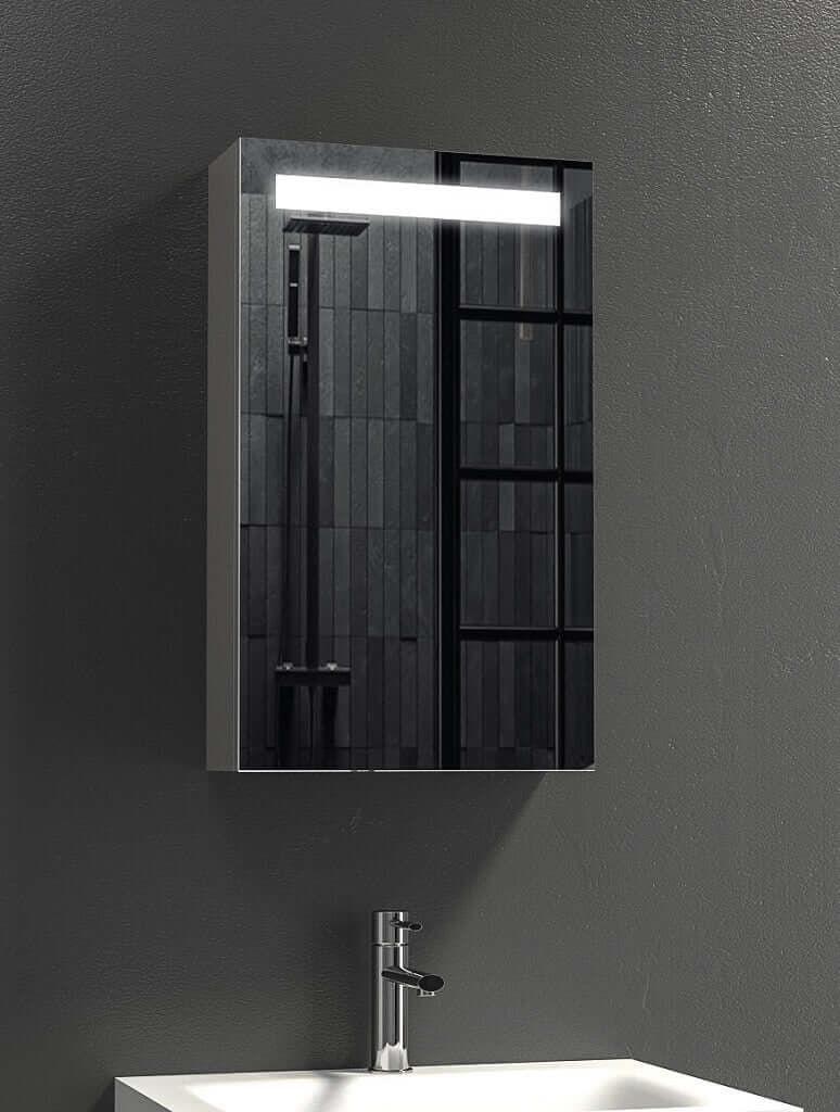 Specchio Contenitore Bagno Con Luce Led Nascosta