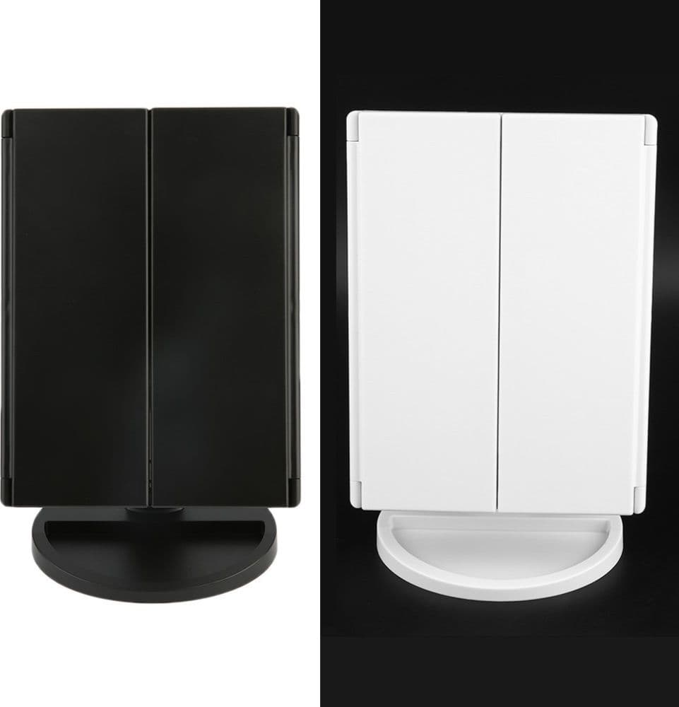 Specchio Da Trucco Illuminato 22 Led Portatile 4 Specchi Make Up 1x 2x 3x 180? Bellezza/Accessori e strumenti di bellezza/Strumenti e accessori per trucco/Specchi cosmetici e specchietti compatti Trade Shop italia - Napoli, Commerciovirtuoso.it