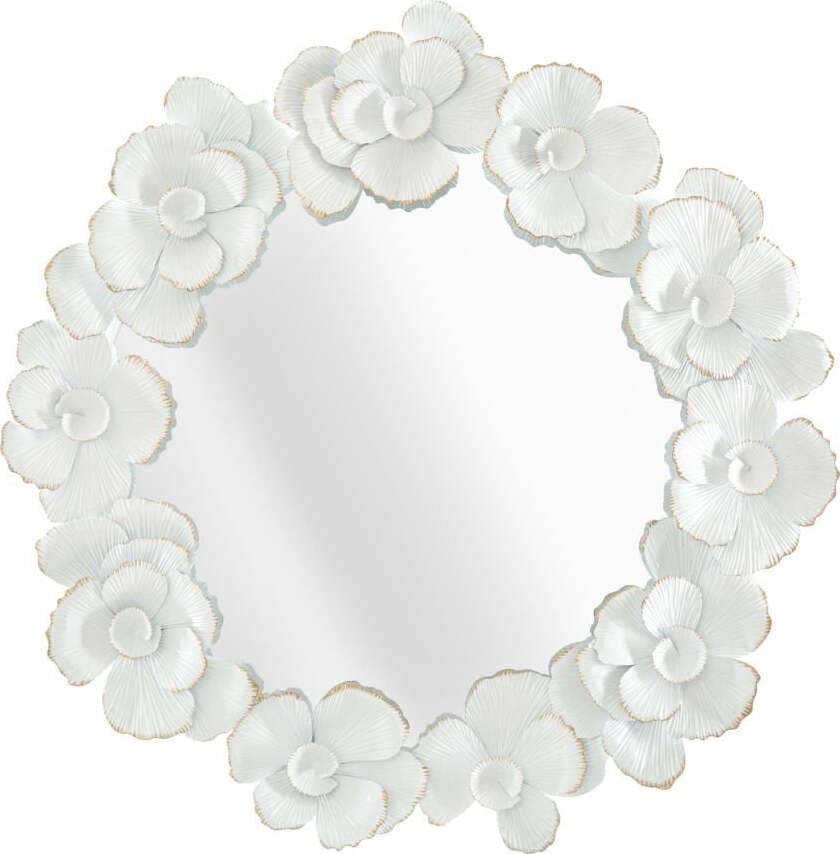 Specchio-White-Flower-Cm-82X2,6X85,5