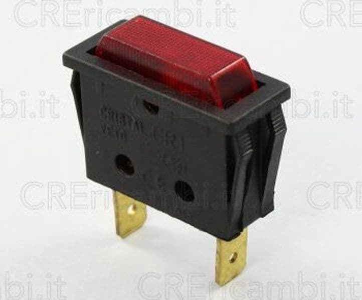 Spia Luminosa Rossa 33x11 mm
