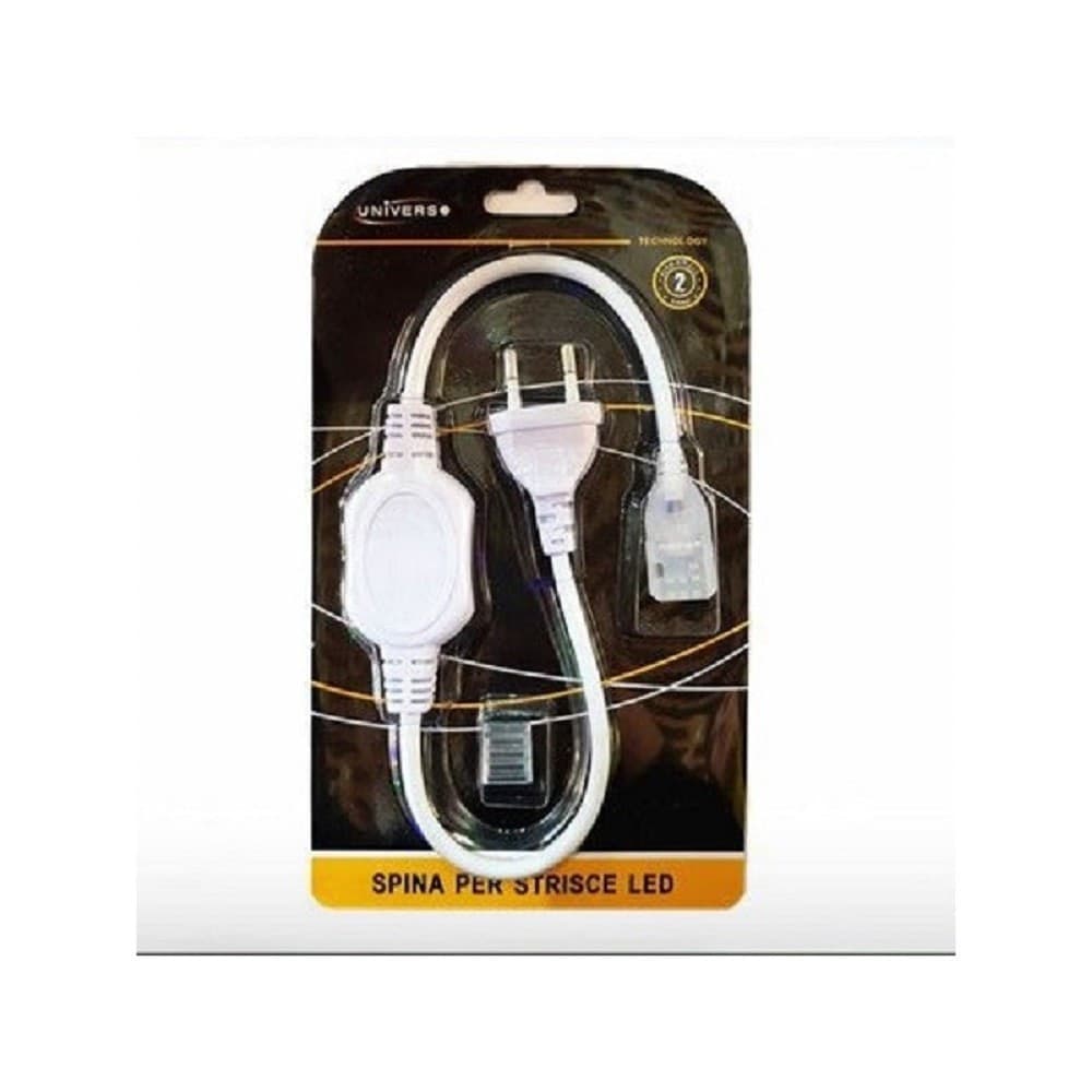 Spina-Per-Strisce-Led-9.5mm-S-220v-95-Raddrizzatore-Presa-Accensione-Strip-Led