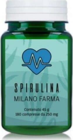 Spirulina-Milano-Farma-180-Compresse-Di-Pura-Spirulina-Per-Un-Mese-E-Mezzo-Di-Trattamento-Efficace