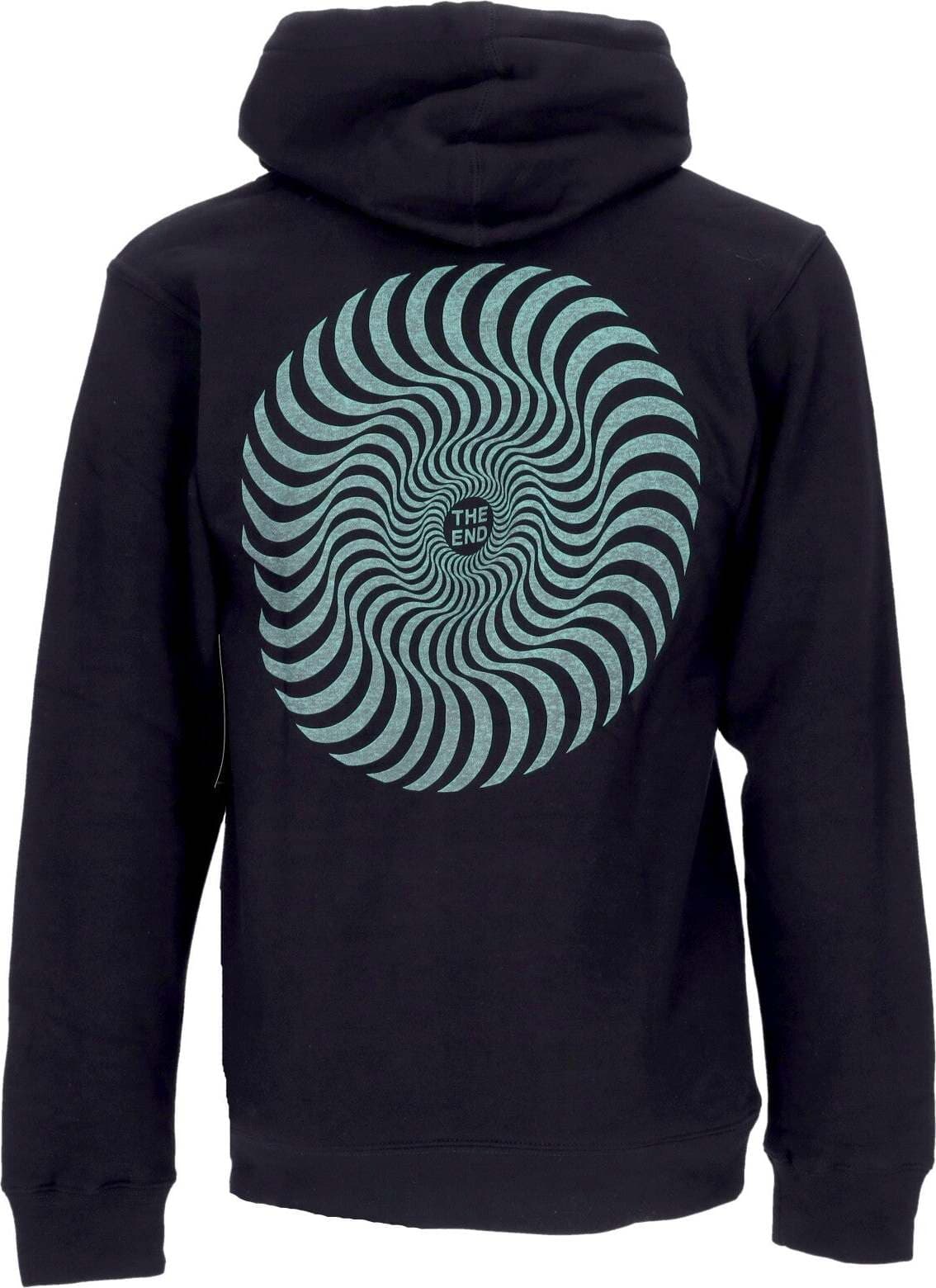 SPITFIRE-Felpa-Cappuccio-Uomo-Classic-Swirl-Glow-Black-da-uomo