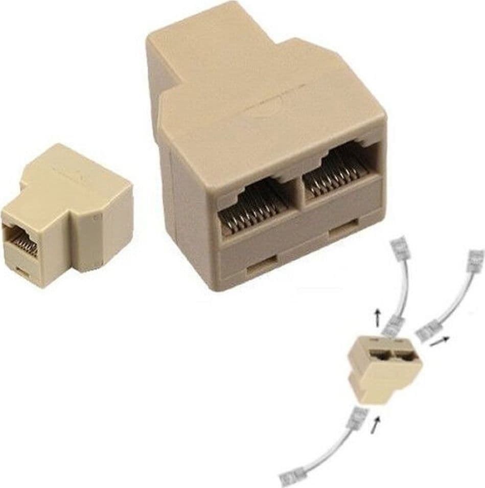 Splitter Lan Rete Sdoppiatore Rj45 1 A 2 Porte Connettore Ethernet Maxtech Sp-ad03 Informatica e Videogiochi > Periferiche di rete > Cavi di Rete Trade Shop italia - Napoli, Commerciovirtuoso.it