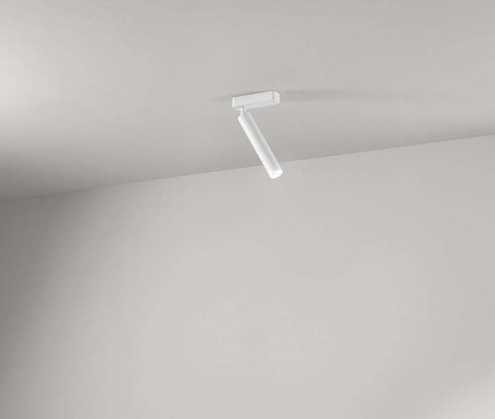 Spot-Contemporaneo-Bambù-Alluminio-Bianco-Led-Integrato-10W