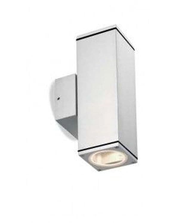 Spot da parete per esterni Pan International Miami 2 luci (quadrato) in Lampade da parete Brilla Luce - Sarzana, commercioVirtuoso.it