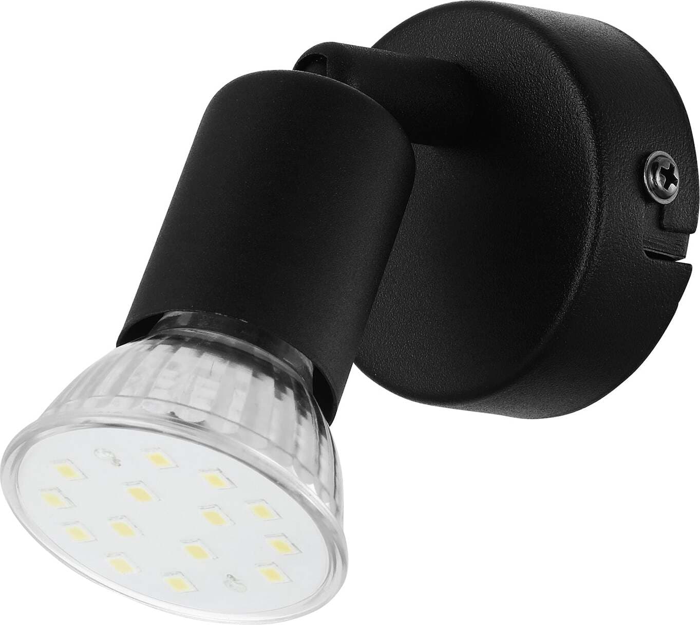 Spot-Moderno-Buzz-Led-In-Acciaio-Nero-1-Luce-Gu10-2,8W-Ip20