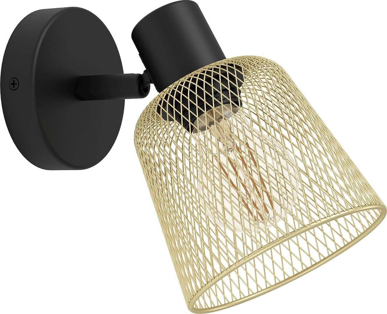 Spot-Moderno-Coslada-In-Acciaio-Nero-1-Luce-E27-40W-Ip20