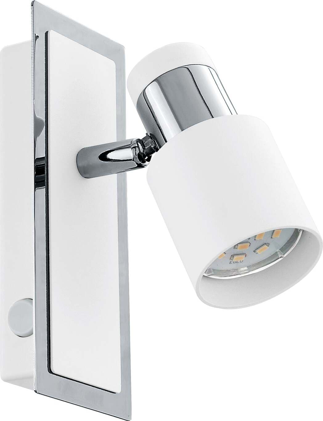 Spot-Moderno-Davida-In-Acciaio-Cromo-1-Luce-Gu10-4,6W-Ip20