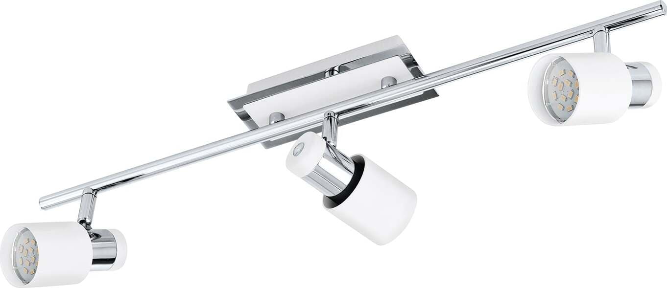 Spot-Moderno-Davida-In-Acciaio-Cromo-3-Luci-Gu10-4,6W-Ip20