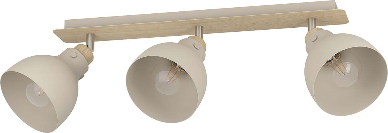 Spot-Vintage-Arrecife-In-Acciaio-Marrone-3-Luci-E27-28W-Ip20