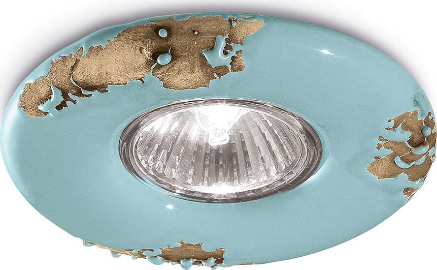 Spot-Vintage-Ceramica-Azzurra-1-Luce-Gu10-11Cm