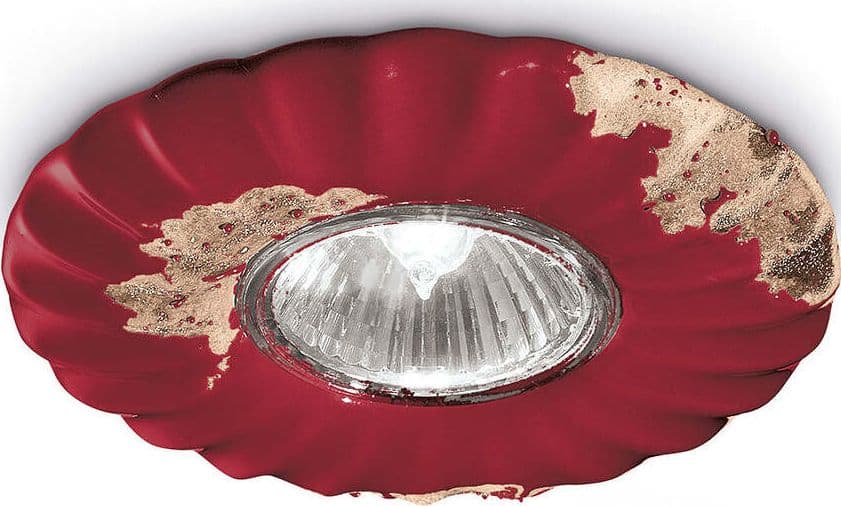 Spot-Vintage-Ceramica-Bordeaux-1-Luce-Gu10-12Cm