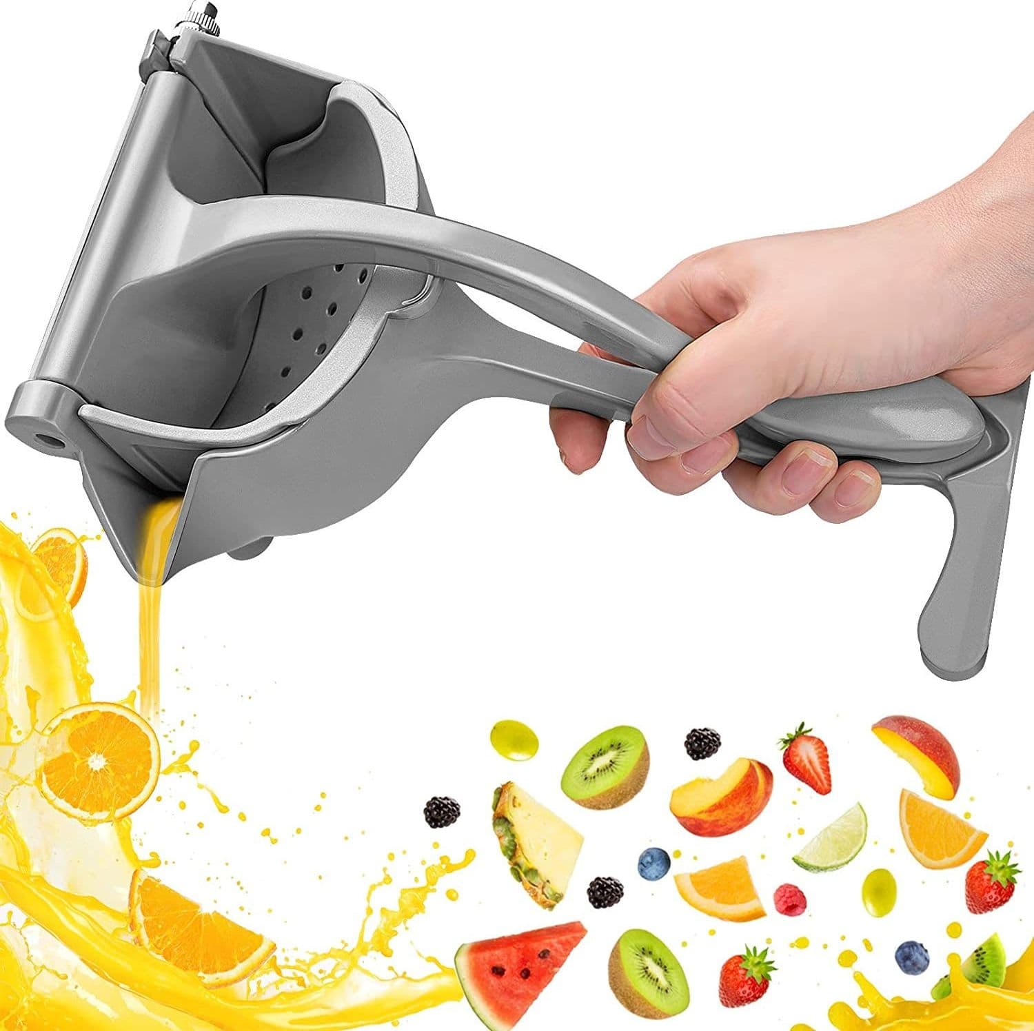 Spremiagrumi Manuale A Leva In Alluminio Con Contenitore Raccogli Succo Premuta Centrifughe e Spremiagrumi Trade Shop italia - Napoli, Commerciovirtuoso.it