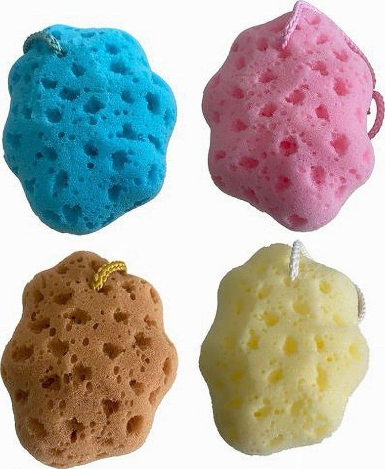SPUGNA CORPO BAGNO DOCCIA CORDINO MORBIDA MASSAGGIO TONIFICANTE COLORATA 79239