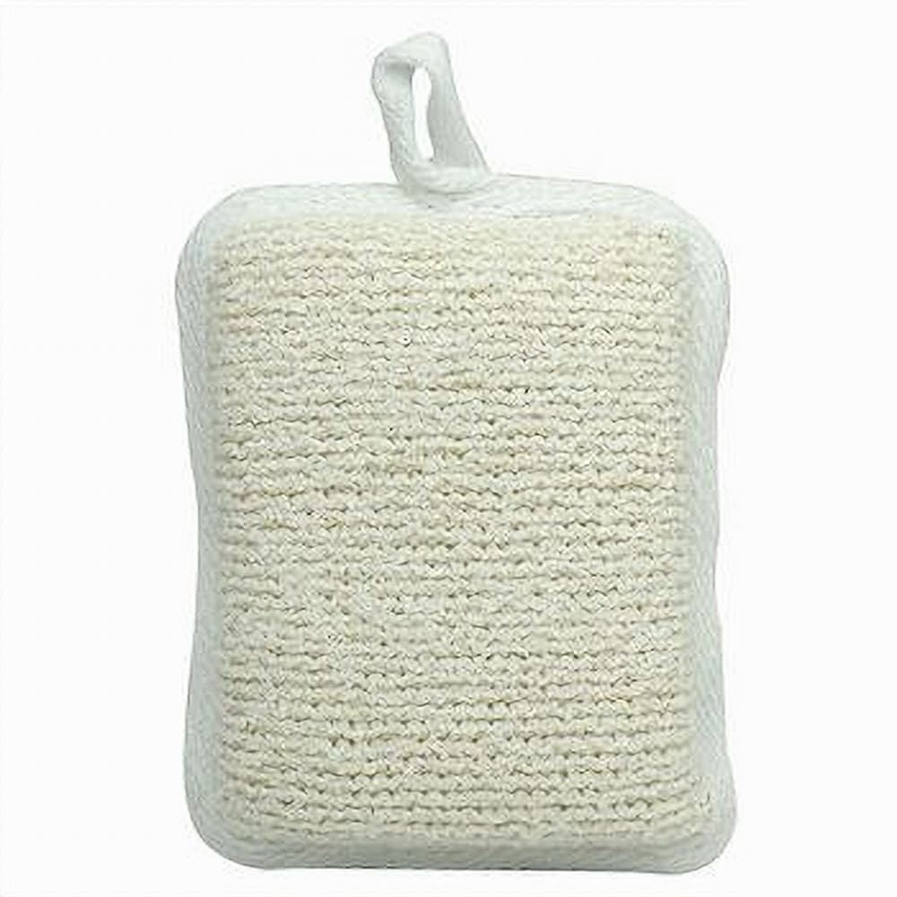 SPUGNA DOCCIA ESFOLIANTE BAGNO PER CURA CORPO BOMBATA 13X9.5X4.5 CM BIANCA 79648 in Spugne Trade Shop italia - Napoli, commercioVirtuoso.it
