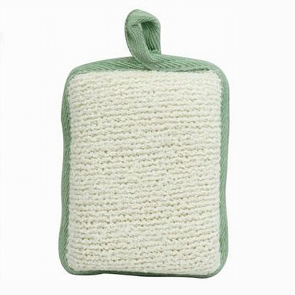 SPUGNA DOCCIA ESFOLIANTE BAGNO PER CURA CORPO BOMBATA 13X9.5X4.5 CM VERDE 79650 in Spugne Trade Shop italia - Napoli, commercioVirtuoso.it