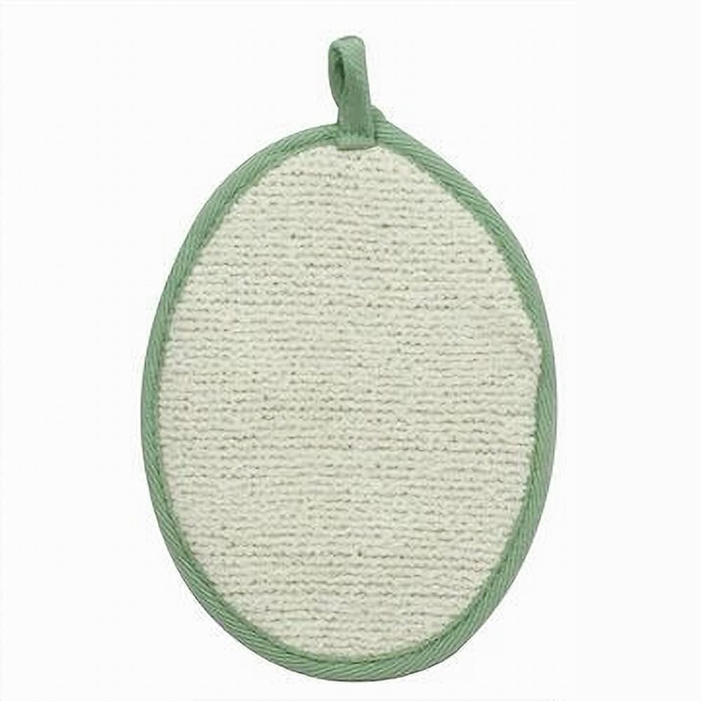 SPUGNA PER DOCCIA BAGNO ESFOLIANTE CURA DI PELLE CORPO 13X18CM VERDE OVALE 79644 in Luffe Trade Shop italia - Napoli, commercioVirtuoso.it