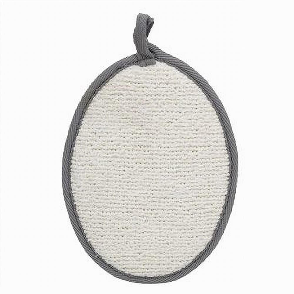 SPUGNA PER DOCCIA BAGNO ESFOLIANTE CURA PELLE CORPO 13 X 18CM GRIGIA OVALE 79647 in Spugne Trade Shop italia - Napoli, commercioVirtuoso.it