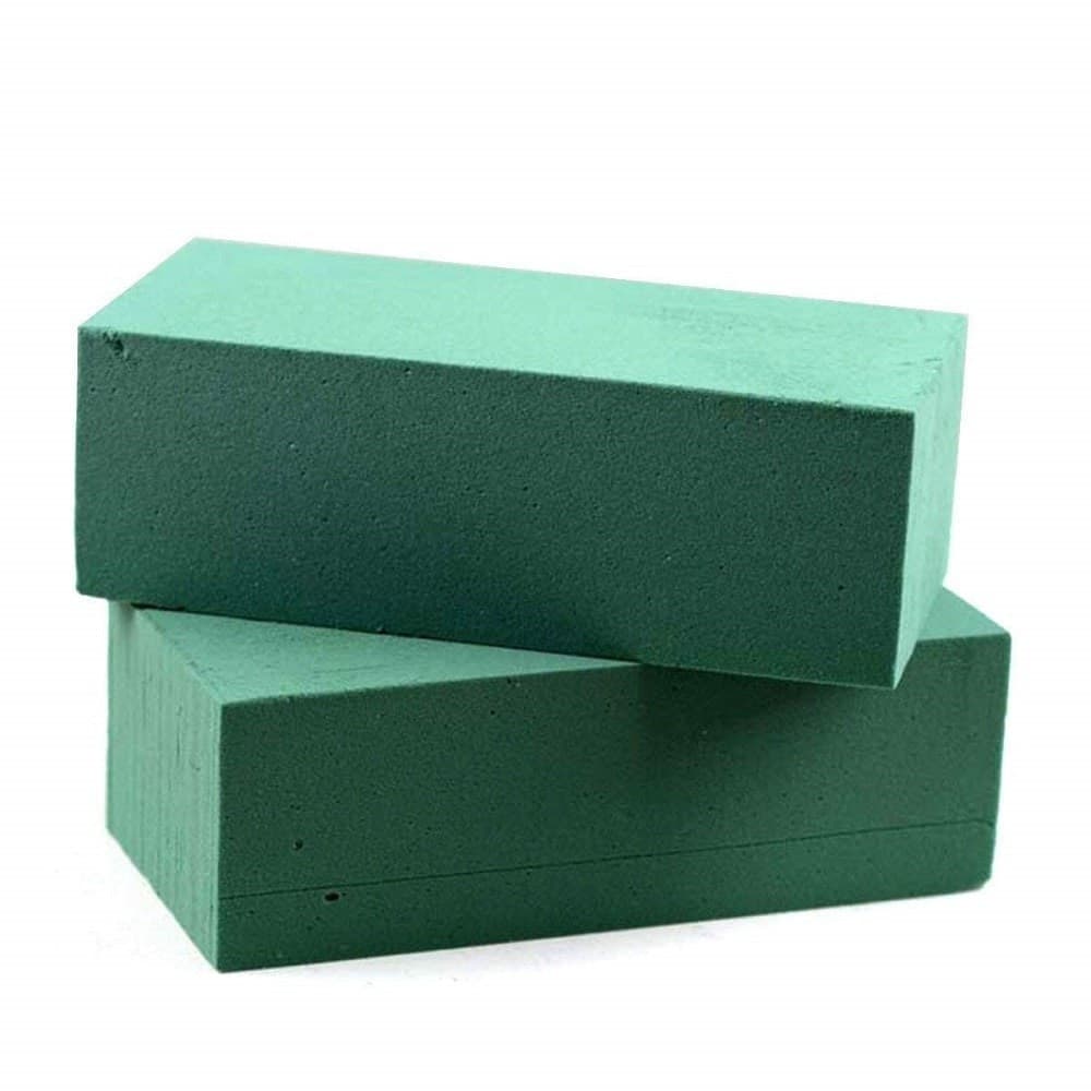 Spugna Per Fiori 2pz Spugne Idrofila Verde 23x11cm Fioristi Composizione Floreali Arredo giardino Trade Shop italia - Napoli, Commerciovirtuoso.it