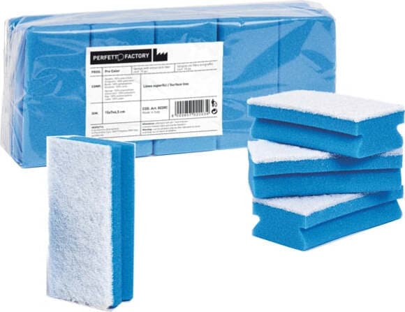 Spugna Pro Color - azzurro - Perfetto - pack 10 pezzi Casa e cucina/Detergenti e prodotti per la pulizia/Strumenti di pulizia/Panni per pulizia Eurocartuccia - Pavullo, Commerciovirtuoso.it