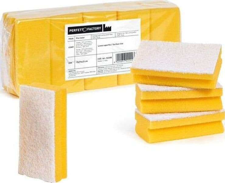 Spugna Pro Color - giallo - Perfetto - pack 10 pezzi Casa e cucina/Detergenti e prodotti per la pulizia/Strumenti di pulizia/Panni per pulizia Eurocartuccia - Pavullo, Commerciovirtuoso.it
