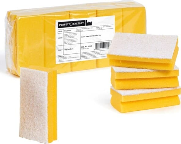 Spugna Pro Color - giallo - Perfetto - pack 10 pezzi Casa e cucina/Detergenti e prodotti per la pulizia/Strumenti di pulizia/Panni per pulizia Eurocartuccia - Pavullo, Commerciovirtuoso.it