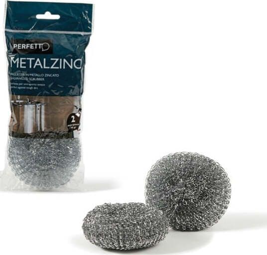 Spugna zincata - 30 gr - metallo zincato - Perfetto - conf. 2 pezzi Casa e cucina/Detergenti e prodotti per la pulizia/Strumenti di pulizia/Panni per pulizia Eurocartuccia - Pavullo, Commerciovirtuoso.it