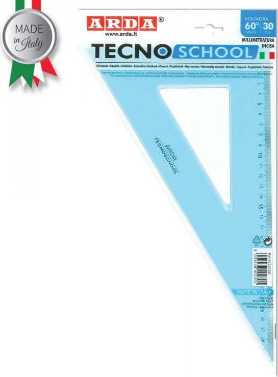 Squadra 60o 30cm Tecnoschool Arda