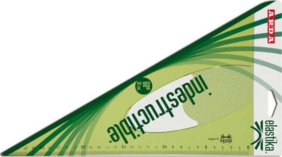 Squadra serie Elastika - 60gradi - 30cm - Arda Cancelleria e prodotti per ufficio/Scuola e materiale didattico/Materiale scolastico/Righelli e squadre Eurocartuccia - Pavullo, Commerciovirtuoso.it