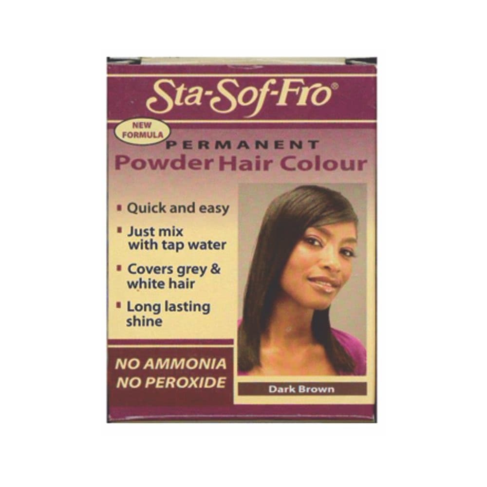 STA-SOF-FRO PERMANENT POWDER HAIR COLOUR NO AMMONIA DARK BROWN 6G PER CAPELLI in Colore permanente Agbon - Martinsicuro, commercioVirtuoso.it