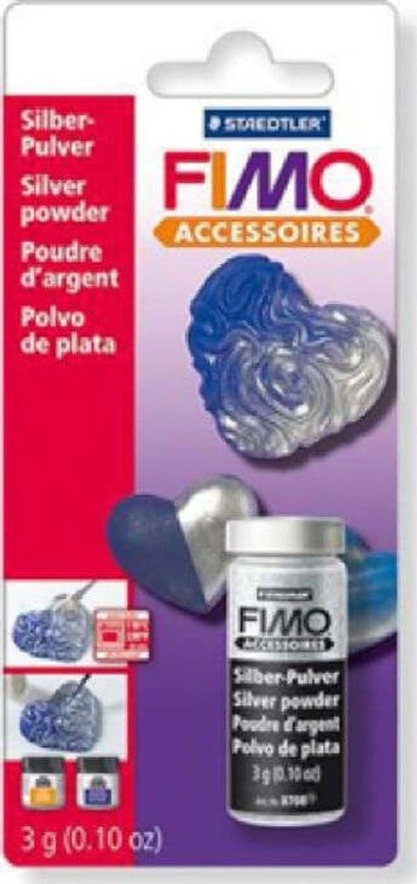 STAEDTLER---FIMO-ACCESSORIES---POLVERE-ARGENTO-METALLIZZATA-3gr