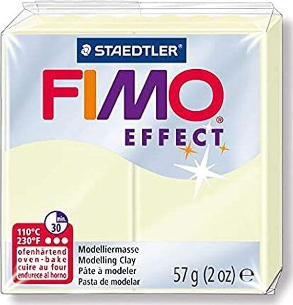 STAEDTLER---FIMO-EFFECT---PASTA-MODELLABILE-SINTETICA-57gr---COLORE-GIALLO-FLUORESCENTE