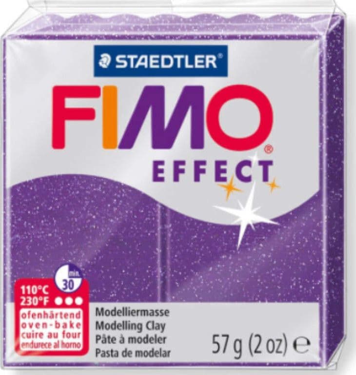 STAEDTLER---FIMO-EFFECT-SOFT---PASTA-MODELLABILE-SINTETICA-56gr---COLORE-VIOLA-GLITTERATO-602
