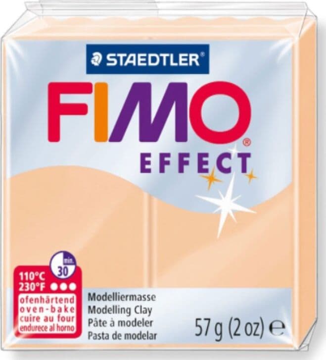 STAEDTLER---FIMO-EFFECT-SOFT---PASTA-MODELLABILE-SINTETICA-57gr---COLORE-PESCA-405